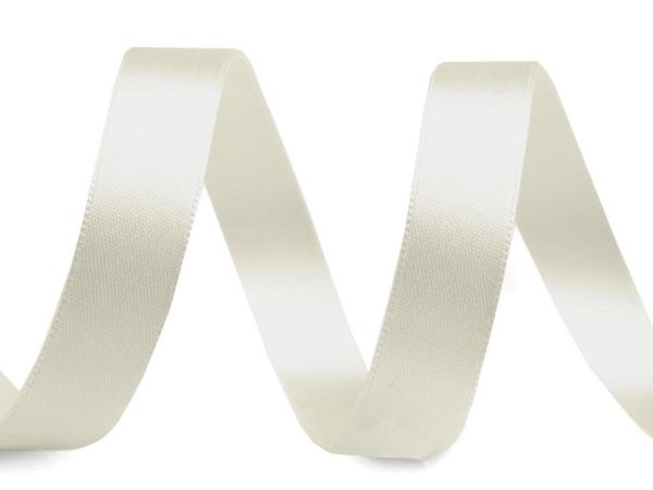 Satinband 15 mm - Creme